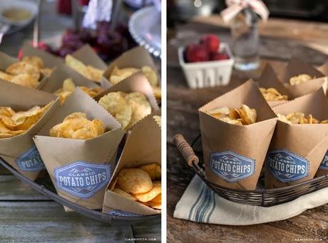 DIY: bolsas para patatas o palomitas