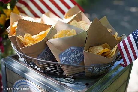 DIY: bolsas para patatas o palomitas