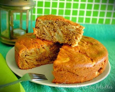 Receta de Bizcocho integral de manzana