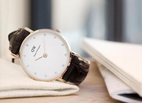 daniel wellington, special discount, sales, relojes masculino, relojes ingleses, reloj correa de piel y esfera oro rosado. 