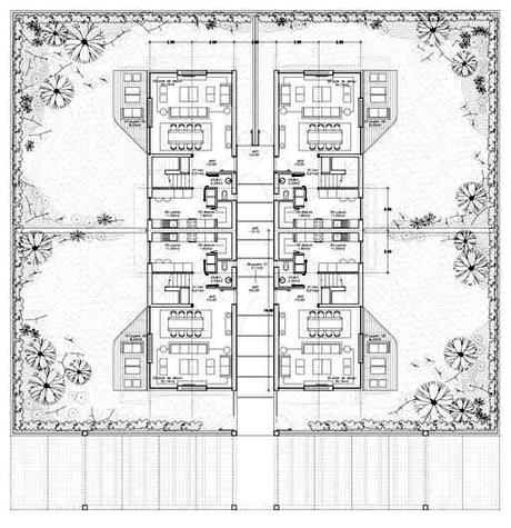 A-cero Projects NUEVOS DISEÑOS DE FACHADA PARA PROYECTO DE VIVIENDAS PAREADAS EN FRANCIA