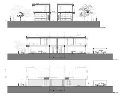 A-cero Projects NUEVOS DISEÑOS DE FACHADA PARA PROYECTO DE VIVIENDAS PAREADAS EN FRANCIA