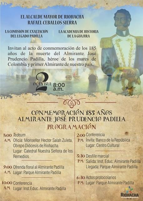 Exaltación al Prócer José Prudencio Padilla