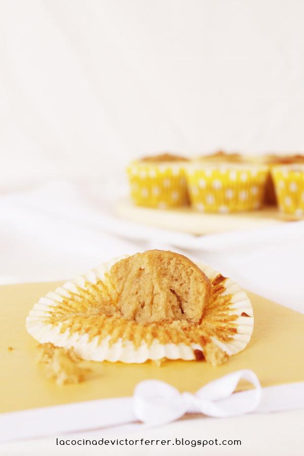 Magdalenas de manzana.