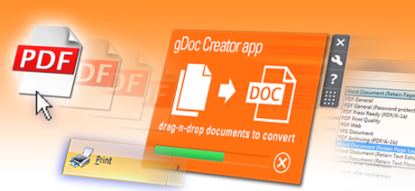 Cómo cambiar archivos a PDF con gDoc Creator