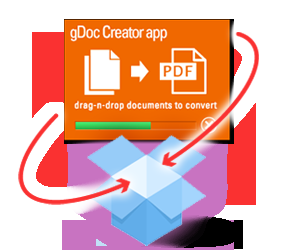 Cómo cambiar archivos a PDF con gDoc Creator