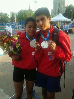 CHILE GANA DOS MEDALLAS DE PLATA EN ATLETISMO EN LOS JUEGOS PARAPANAMERICANOS JUVENILES