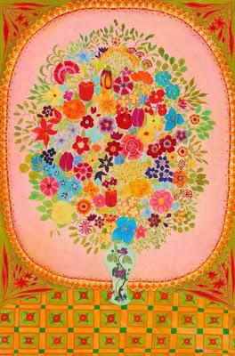 Cuadros de flores de colores