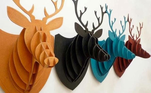 TENDENCIAS QUE VIENEN DEL NORTE...CUERNOS EN LA PARED