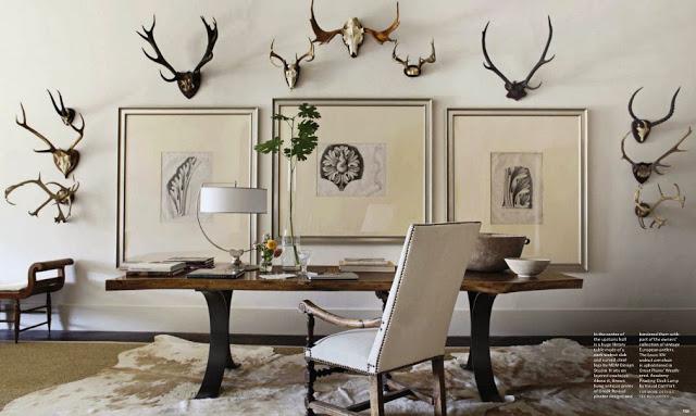 TENDENCIAS QUE VIENEN DEL NORTE...CUERNOS EN LA PARED