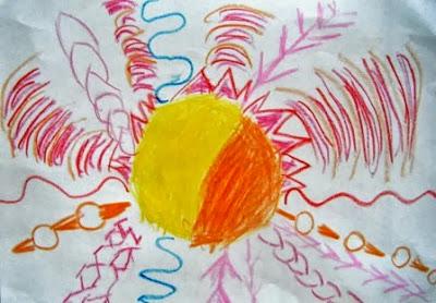 Dibujo mi diseño de sol