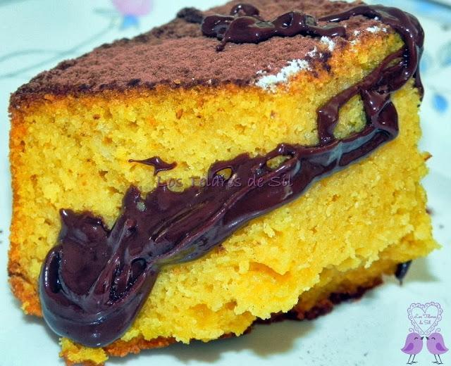 BIZCOCHO DE YOGUR Y CALABAZA