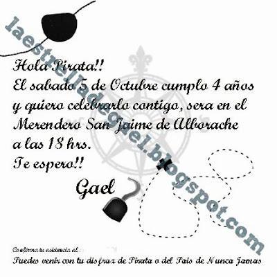 El Cumpleaños Pirata de Gael