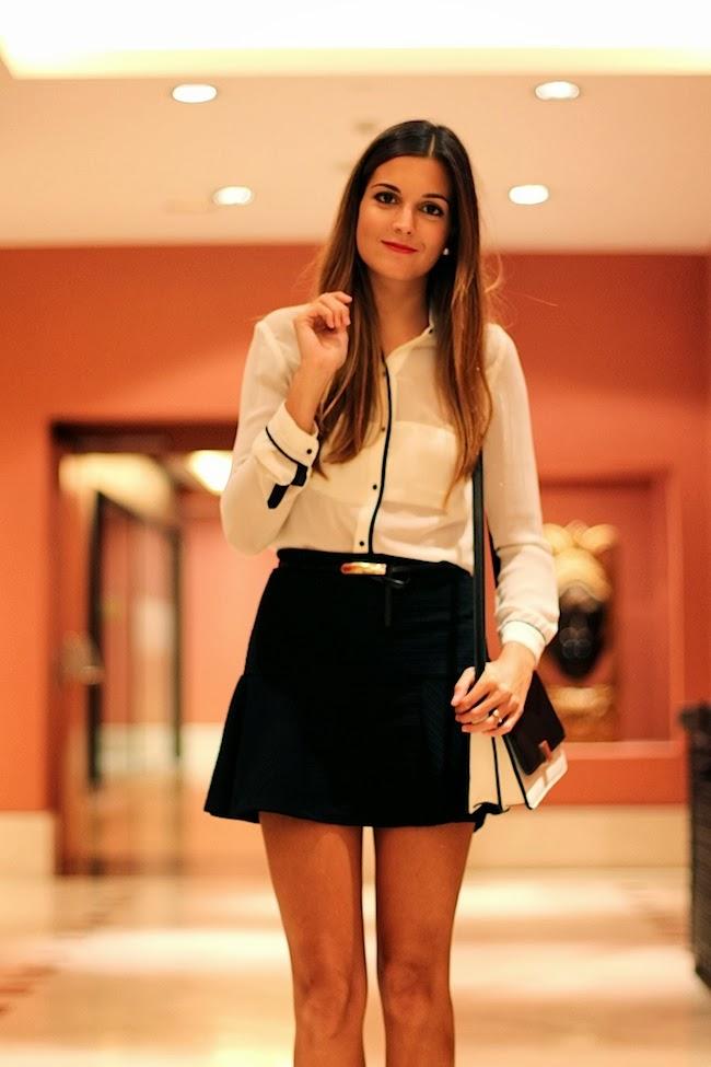 Black and White Look