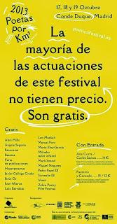 Poético Festival en el Centro Cultural Conde Duque de Madrid