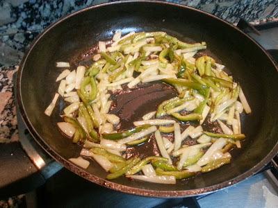 Salteado de cordero y verduras con arroz bashmati