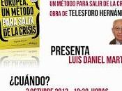 Presentación libro "Economía Europea, método para salir crisis", Telesforo Hernández