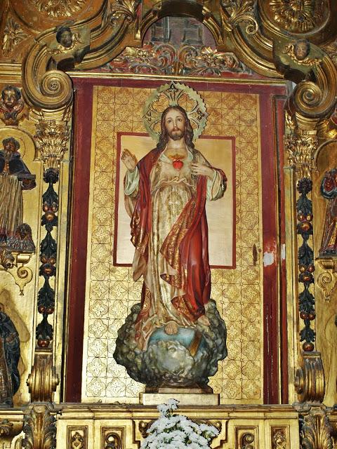 Iglesia de Santa María la Blanca (9): Retablo del Sagrado Corazón de Jesús.