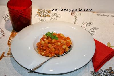 Garbanzos con tomate