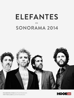 ELEFANTES CONFIRMAN SU PRESENCIA EN EL FESTIVAL SONORAMA DE 2014
