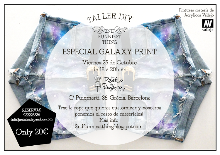 Taller Galaxy Print en Retales de Pandora