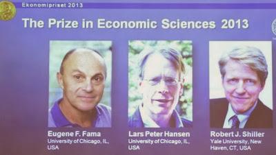Premios Nobel de economía 2013 nos explican la fijación de los precios en los mercados