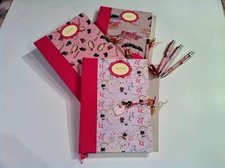 Diarios con candado y bolígrafo a juego