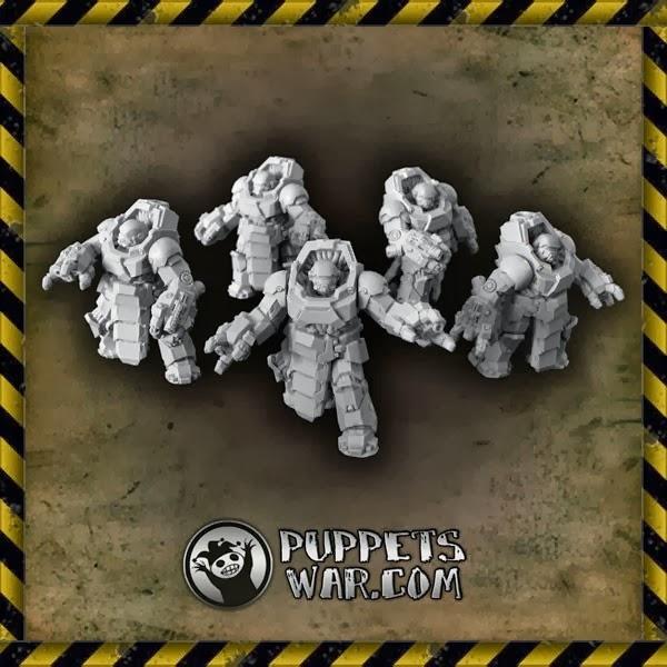 Rippers y ciber peanas desde Puppets War