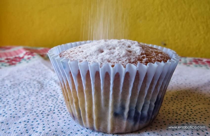 Muffins de arándanos