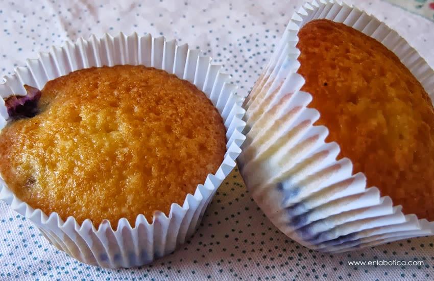 Muffins de arándanos