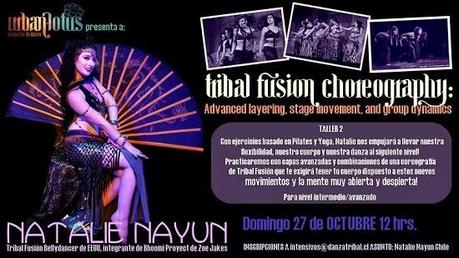 CONCURSO: Gana un cupo para todos los talleres de la bailarina Natalie Nayun en Chile