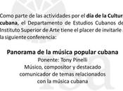 Conferencia: Panorama música popular cubana