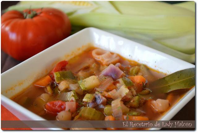 Sopa minestrone - CWK