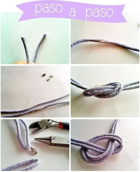 DIY Collar de cordón