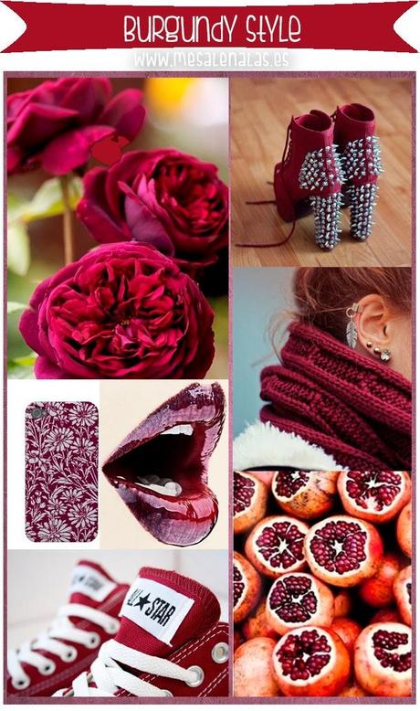 Burgundy style