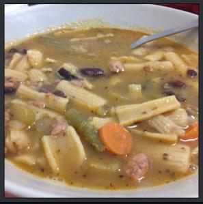 Receta: Sopa de Minestrone menestra 1