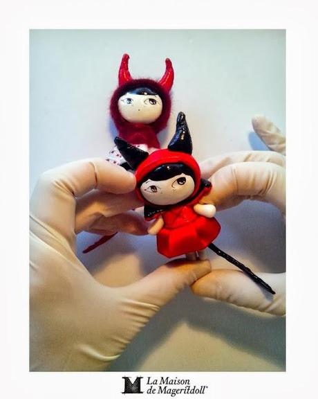 Devil girls for Halloween: Mageritdoll, a resin artistic doll
