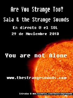 SALA & THE STRANGE SOUND, VIERNES 29 DE NOVIEMBRE EN LA SALA EL SOL DE MADRID