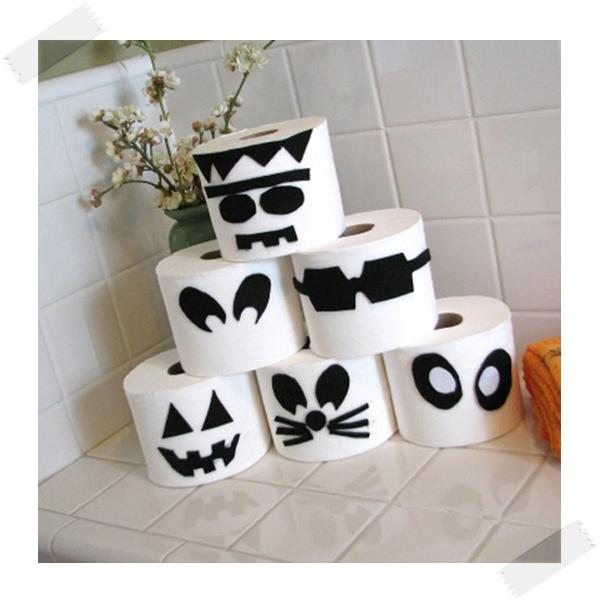 monstruos de papel higienico 