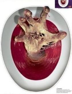 Decoración de baños para Halloween