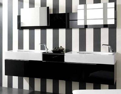 Dos lavabos en el baño