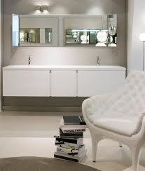 Dos lavabos en el baño