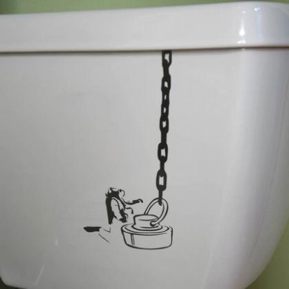 Adhesivos decorativos para  inodoros