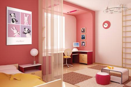 El color rosado en casa