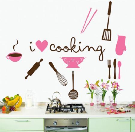 Adhesivos decorativos para cocinas