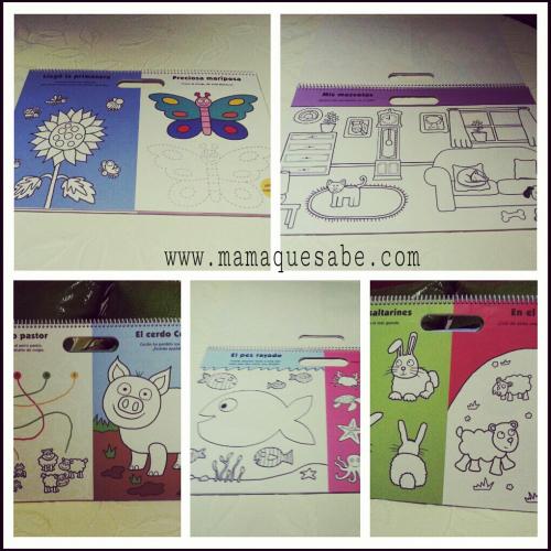 Cuadernos infantiles para colorear