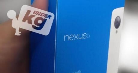 ¿Acaso la caja del Nexus 5 apareció en la red?