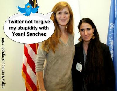 Twiteros le cantan las cuarenta a Samantha Power tras informar reunión con Yoani Sánchez
