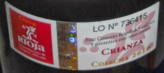 Sonsierra Crianza 2010, de Bodegas Sonsierra