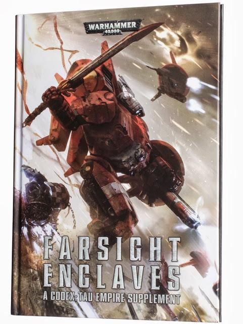 Codex Farsight Enclaves en papel y problemas para contar en GW